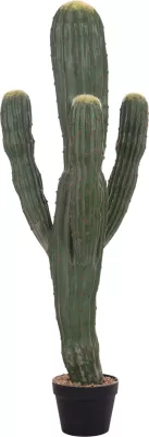 Bimë dekorative sintetike në vazo, lloj kaktusi, FH4746, 17.5x42x113cm