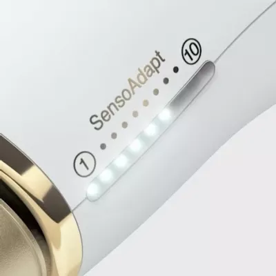 IPL depilator Braun Silk-expert Pro 5 PL5152, 10 nivele intensiteti, SensoAdapt, SkinPro 2.0, bardhë-ari