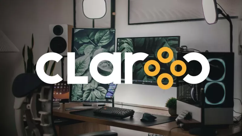 Kabllo optike Claroc DisplayPort 1.4 AOC 8K 15 m, ngjyrë zi-gri