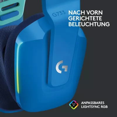 Kufje Logitech G733, pa tela, me ndriçim shumëngjyrësh