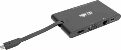 Dock station USB-C Tripp Lite U442-DOCK3-B, 1x HDMI, Gigabit LAN, 2x USB 3.0, 2x USB-C, lexues SD/microSD, e zezë