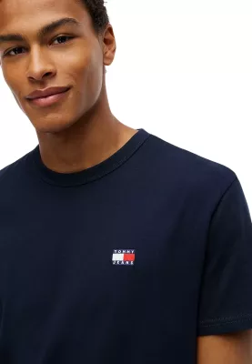 Maicë për meshkuj Tommy Hilfiger Jeans TJM REG BADGE TEE DM0DM20322, blu e errët [Madhësia: S]