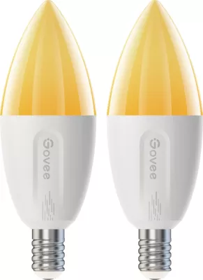 Poç LED smart Govee E14 RGBWW 450 lm, set 2 copë