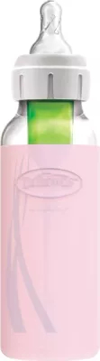 Veshje Silikoni për Shishe Qelqi Dr. Brown’s 250 ml, rozë