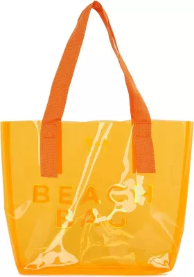 Çantë plazhi e madhe, portokalli, Zoozie Bags, 7257 - 82940