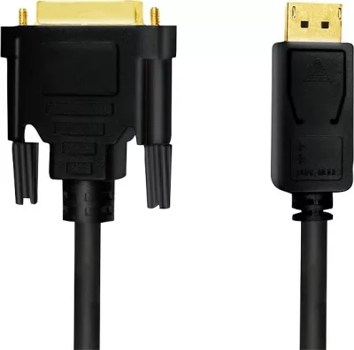 Kabllo DisplayPort në DVI LogiLink CV0131, 2m, e zezë