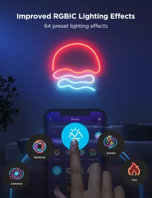 Shirit LED neon Govee H61D5 5 m RGBIC me Bluetooth