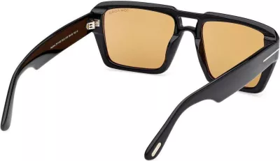 Syze dielli për meshkuj Tom Ford FT1153 5601E, të zeza [Madhësia: 56]