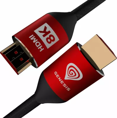 Kabllo HDMI Genesis NKA-1994, 3m, HDMI 2.1 8K 48Gbps, eARC, e zezë