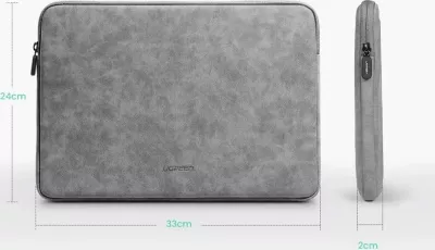 Çantë laptopi Ugreen 60985 13" me dorezë dhe rrip supi, gri