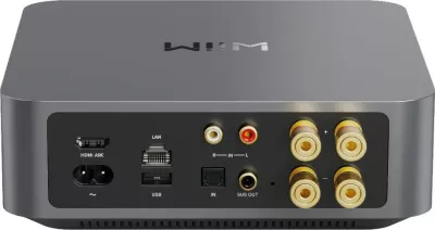 Amplifikator streaming stereo WiiM Amp Pro, 512 MB, gri e errët
