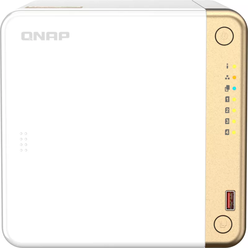 NAS QNAP TS-462-4G, Intel® Celeron®, N4505, Bardhë