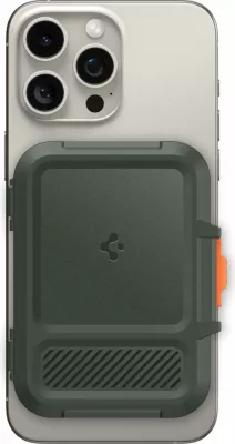 Mbështjellës Spigen Lock Fit MagSafe për karta, i gjelbër