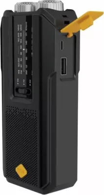 Radio survival SANDBERG Survivor Radio All-in-1 2000 (421-04) powerbank 2000 mAh, AM/FM, solar, dinamo, dritë LED, e zezë