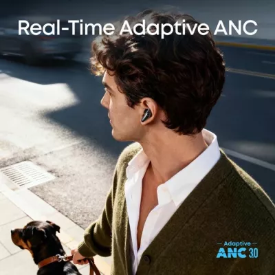 Kufje wireless ANKER Soundcore Liberty Buds D1200G11, ANC adaptiv, 30h, IP55, LDAC, të zeza, set me kuti karikimi