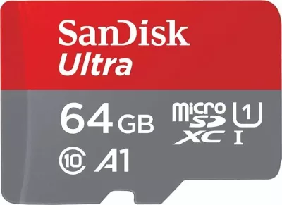 Kartelë memorje microSDXC SanDisk Ultra SDSQUAB-064G-GN6MA 64 GB Class 10 UHS-I/U1 A1, me adapter
