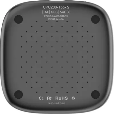 Adapter Carlinkit CPC200-Tbox S për CarPlay & Android Auto wireless, 64 GB, i zi