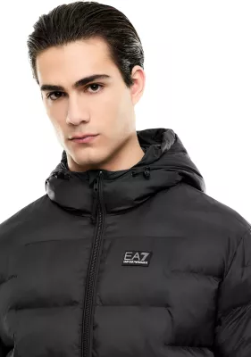 Jakne me pupla Armani Exchange XM000348 AF12286 për meshkuj, e zezë [Madhësia: XL]