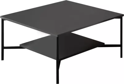 Set mobiljesh për dhomë dite Skye Decor, linjë e zezë, anthracite, e zezë