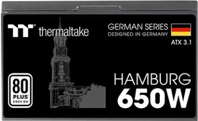 Furnizues energjie Thermaltake Hamburg 650W, ATX3.1, 80+ White