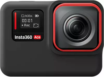 Mbështjellës silikoni TELESIN S6-PTC-02 për Insta360 Ace Pro, Zi