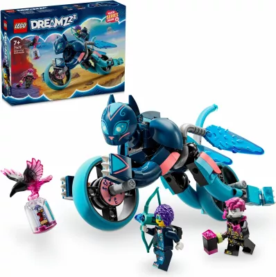Set ndërtimi LEGO DREAMZzz 71479 Zoey's Cat Motorcycle, 226 pjesë, shumëngjyrësh
