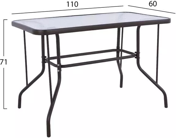 Set kopshti tavolinë & karrige FH5193.02, të kafta