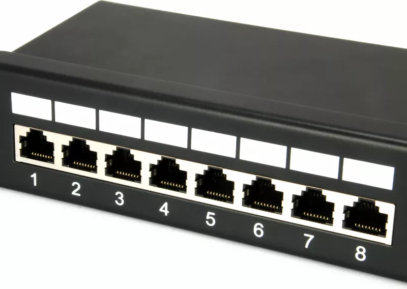 Patchpanel rrjeti Equip 24x RJ45 Cat5e 19 inç FTP 1U zi