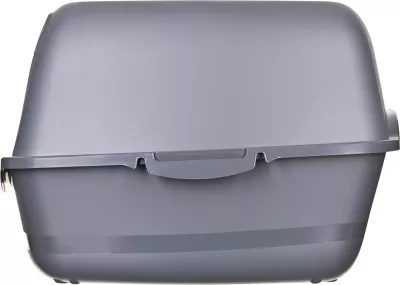 Kuti rëre për mace DIAMENTIQ BAYA, plastikë, 55.5x40x38.7 cm, antracit