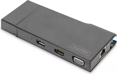 Docking station Digitus Travel VGA HDMI gri