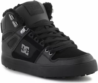 Atlete për meshkuj DC, Pure high-top wc wnt, të zeza