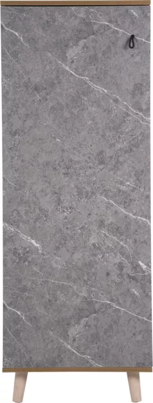 Dollap këpucësh ALVARO FH8954.12 melaminë me teksturë guri 50x38x135Hcm