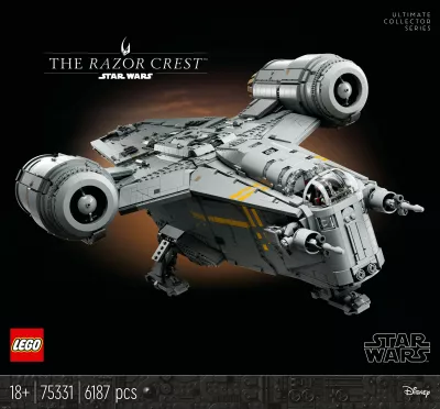 Set ndërtimi LEGO Star Wars The Razor Crest, 6187 pjesë, plastikë, shumëngjyrësh
