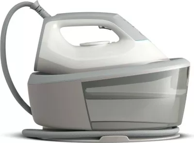 Hekur me gjenerator avulli, Philips PSG2000/80 2000 Series, rezervuar bazë kompakt, bardhë/gri
