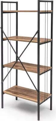Raft librash Skye Decor, ngjyrë lis dhe gri, Ggmbtlktp001