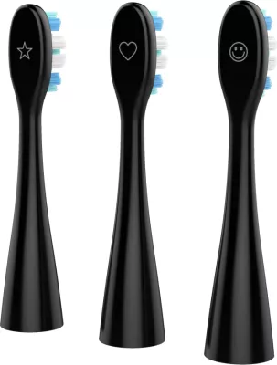 Furçë dhëmbësh elektrike sonike AENO DB2S 46000rpm, 4 mënyra + 8 smart, karikim pa kabllo, 3 koka, IPX7, e zezë
