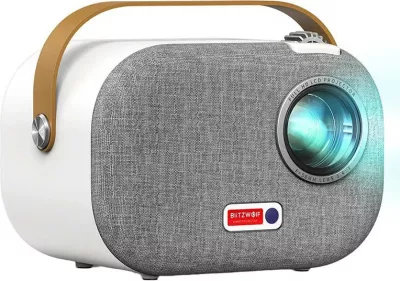 Mini projektor BlitzWolf BW-V2, 1080P Full HD, Android, i bardhë