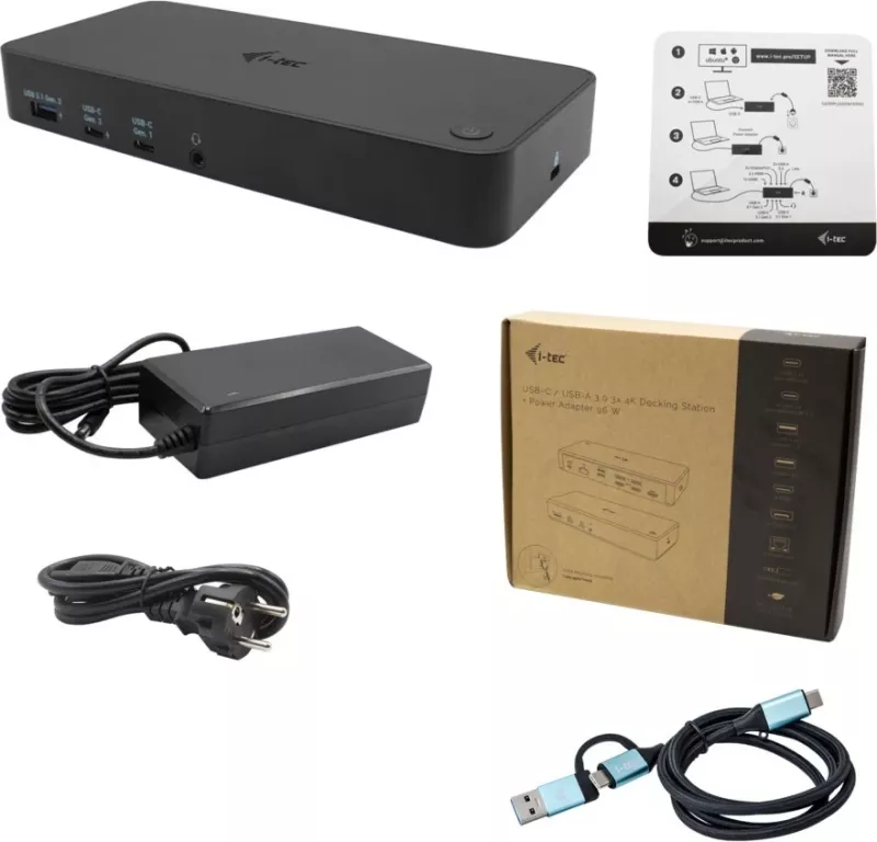 Docking station i-tec, USB 3.0, USB-C, Thunderbolt,100W