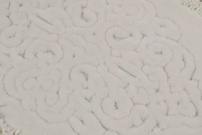 Set tapetash për banjo (2 copë), Mijölnir, Piante Oval, ecru