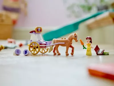 Set LEGO Disney 43233, Karroca e Belle's Storytime