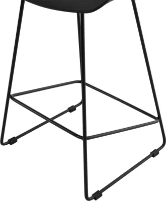 Karrige për bar, e zezë, mesatare, FH9299.02, 44x44x74cm, set 2 copë