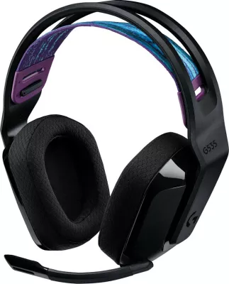 Kufje gaming Logitech G G535 LIGHTSPEED, Wireless, 20 - 20000 Hz, 236 g, Ngjyrë e zezë