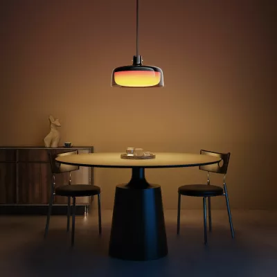 Llambë varëse smart Govee RGBICWW, RGBIC 360°, 2700-6500K, CRI95, e zezë