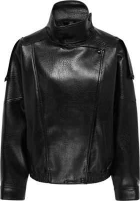 Jakne për femra Jacqueline de Yong Jdyraye PU Oversized Bomber Pnt 15382263, e zezë [Madhësia: L]