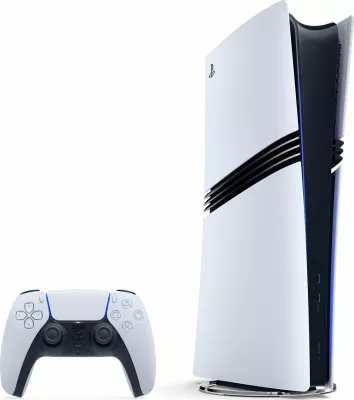 Konsolë lojërash Sony PlayStation 5 Pro Digital 2TB SSD, e bardhë, set me 1 kontrollor