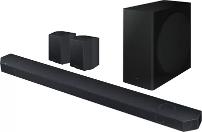 Altoparlant Samsung HW-Q930D EN soundbar me subwoofer dhe altoparlantë të pasëm, e zezë