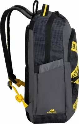 çantë shpine për laptop RivaCase 5431, 20L, 15.6", material rezistent ndaj ujit, gri