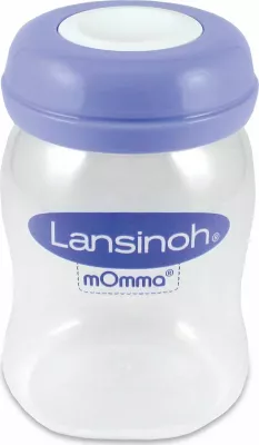 Shishe ruajtjeje qumështi gjiri Lansinoh 20417 160 ml (4 copë) blu