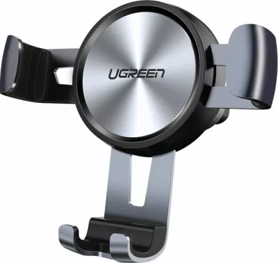 Mbajtës telefoni për veturë UGREEN Car Mount Gravity MPN 50564, montim në grilë ventilimi, vetëm portret, gri/argjendtë, 1 copë