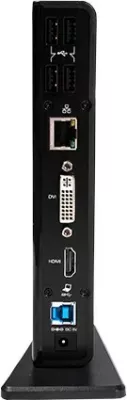 Docking station Club3D USB 3.0, 4xUSB2, 2xUSB3, HDMI, DVI, e zezë